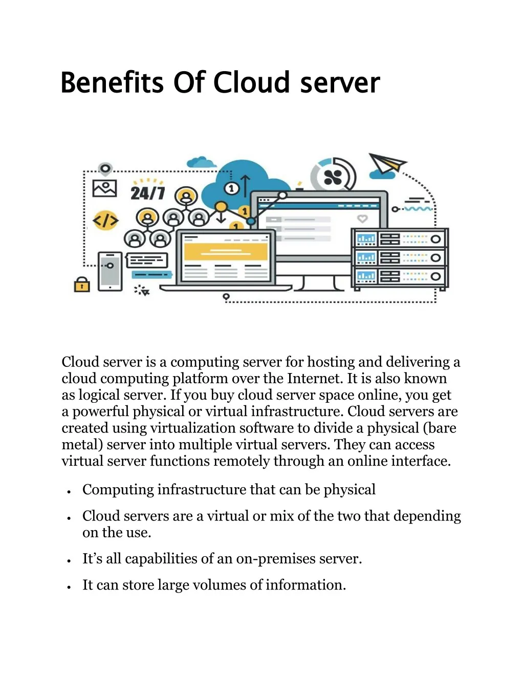 benefits of cloud
