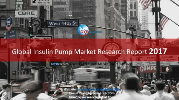 Global Insulin Pump Market Research Report 2017