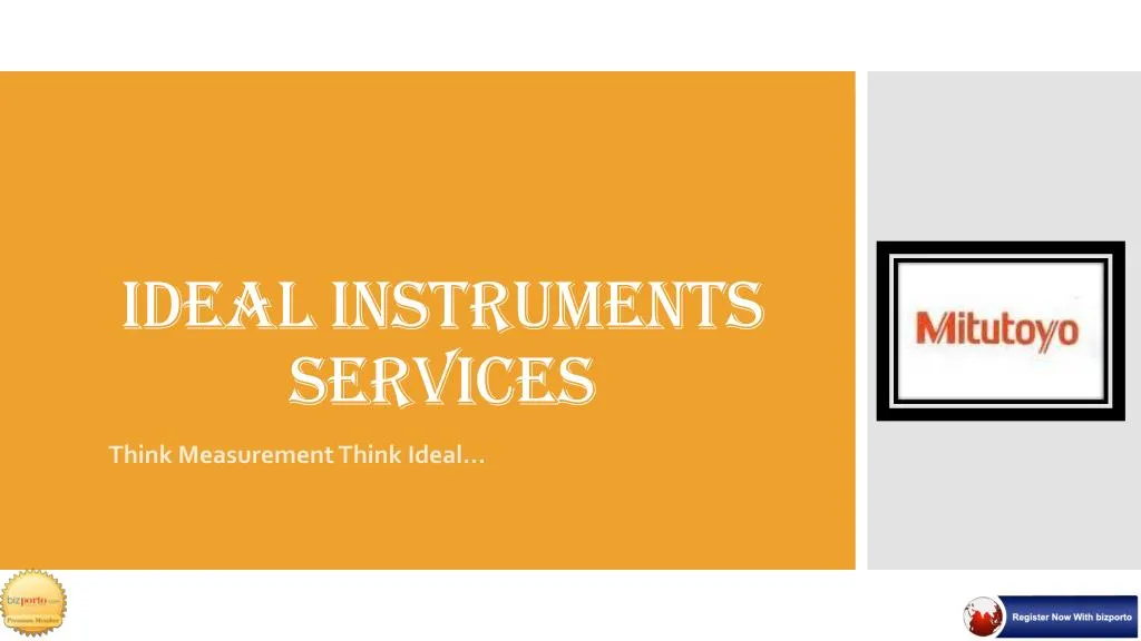 ideal instruments services