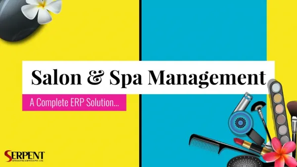 Salon & Spa Management-A Complete ERP Solution