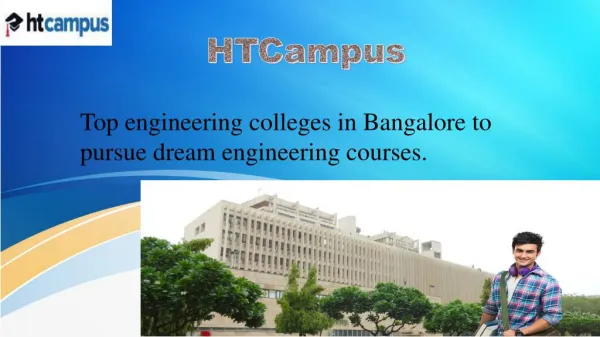 Top engineering colleges in Bangalore to pursue dream engineering courses.