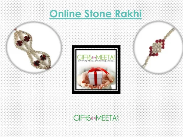 Online Stone Rakhi