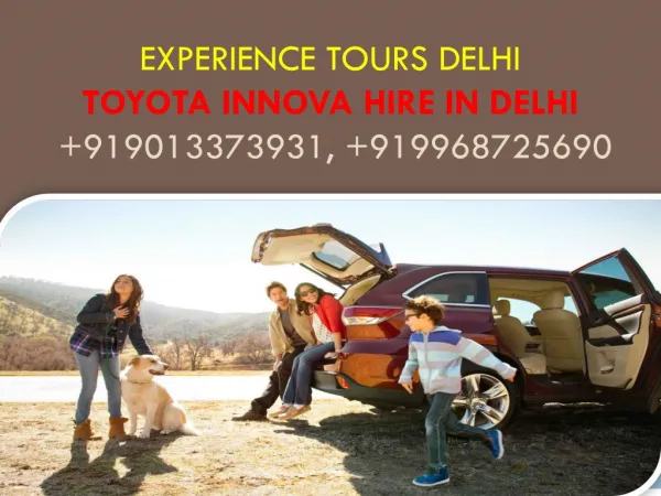 Luxury Tourist Car Rent in Delhi