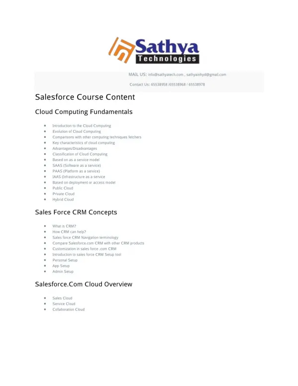 mail us info@sathyatech com sathyainhyd@gmail com