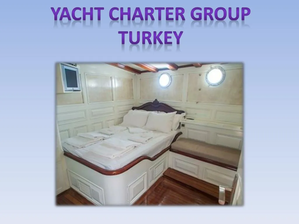 yacht charter group turkey