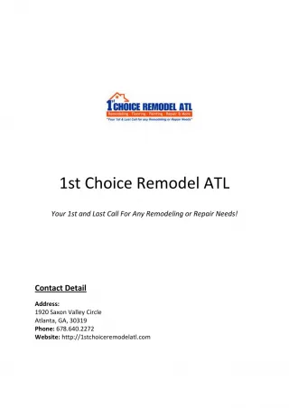 Give a New Look to Your Kitchen with Kitchen Remodeling Services Buckhead - slide 1