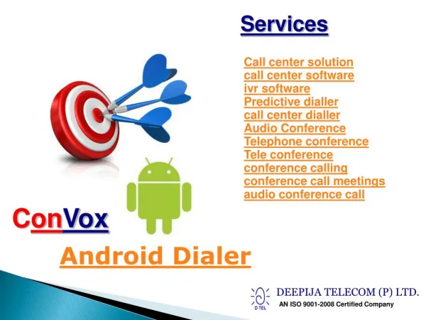 Best Call Center Dialer solution at www.deepijatel.com