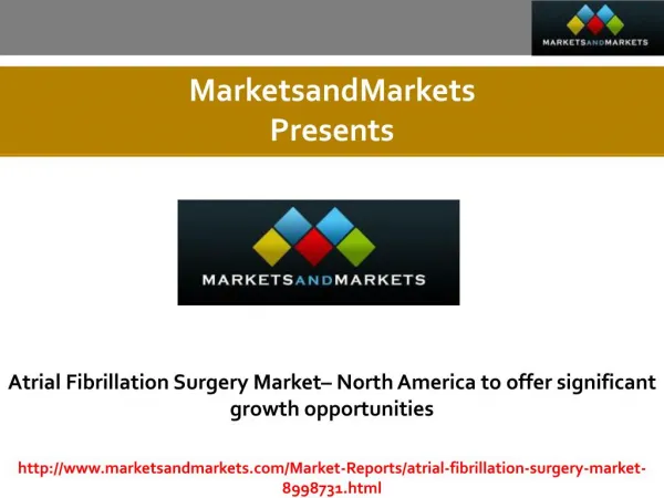 Atrial Fibrillation Surgery Market expected worth $1.73 Billion by 2020
