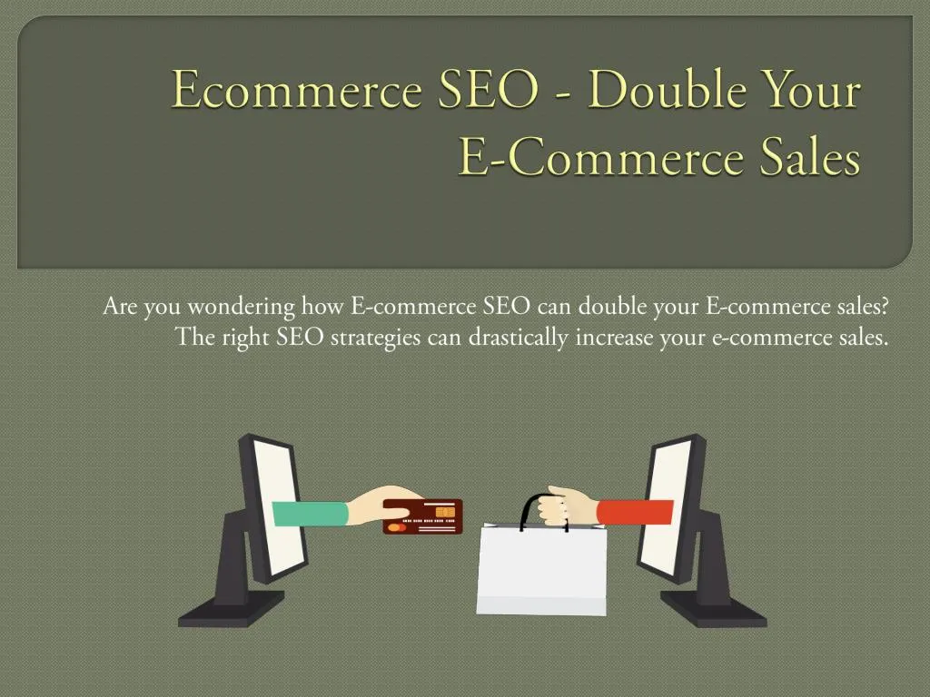 ecommerce seo double your e commerce sales