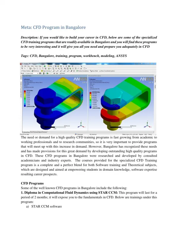 Ansys CFX Certification