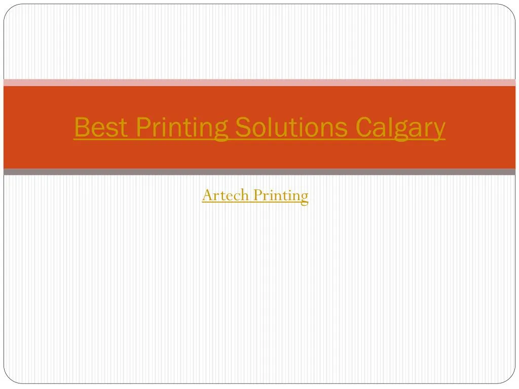 best printing solutions calgary
