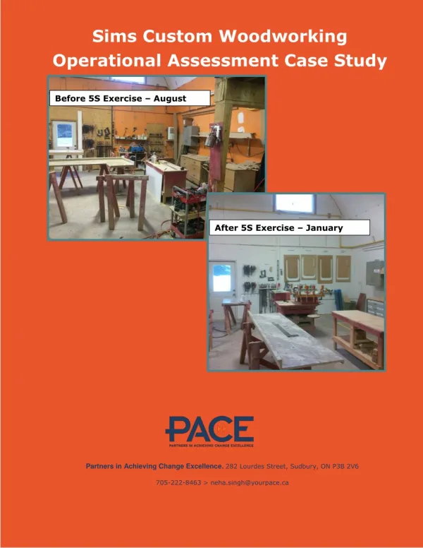 Sims Custom Woodworking Operational Assessment Case Study