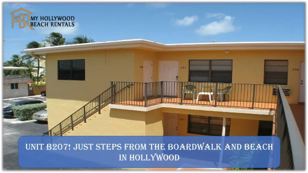 unit b207 just steps from the boardwalk and beach