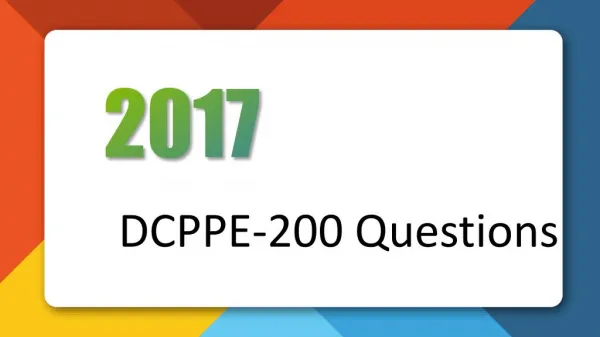DCPPE-200 Dell PowerEdge Professional Exam Killtest Practice Exam