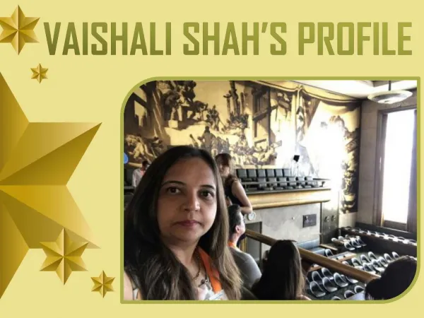 Know about Shrivedant Foundation- Founded by Vaishali Shah