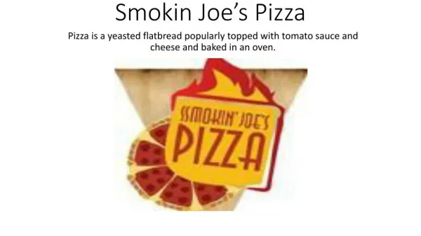 Smokin Joe’s Pizza