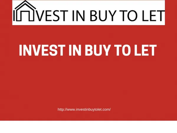 Buy To Let Property Investment Valuation For Yours Home Worth