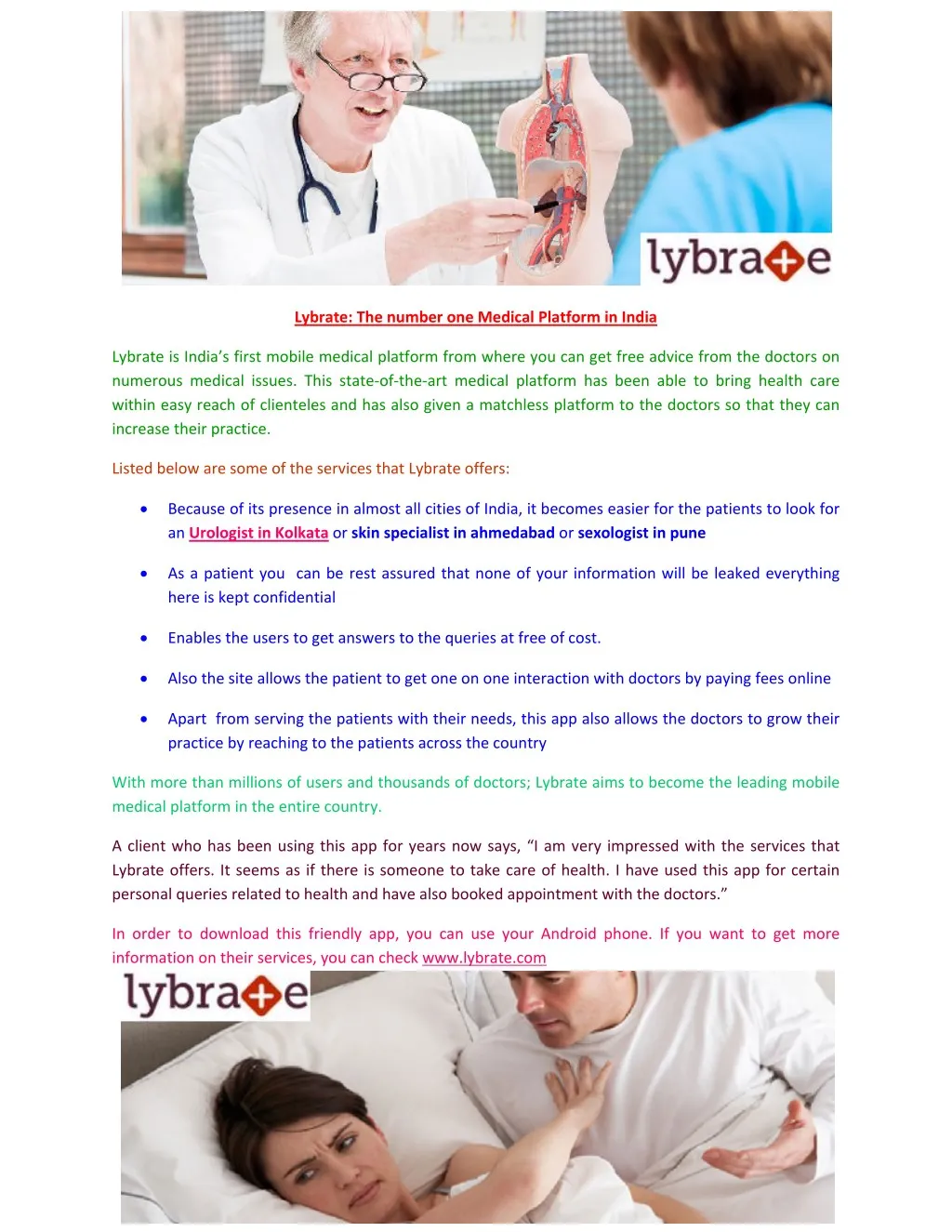 lybrate the number one medical platform in india