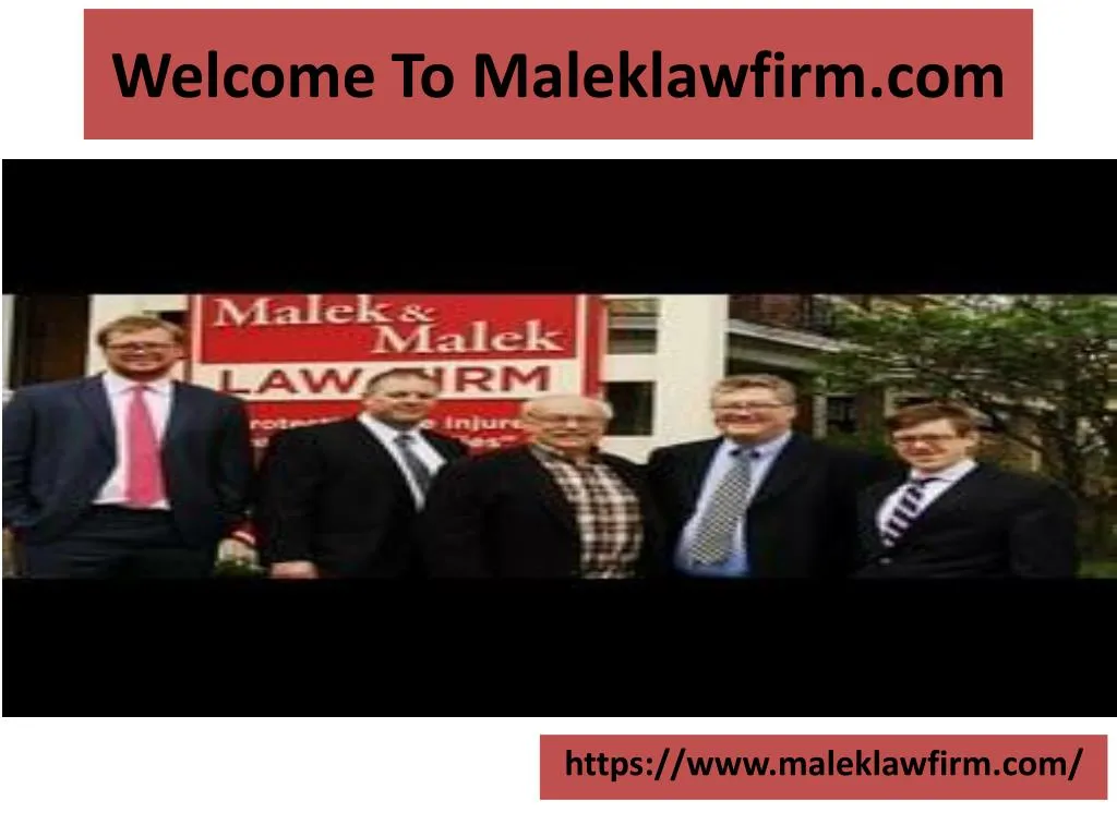 welcome to maleklawfirm com