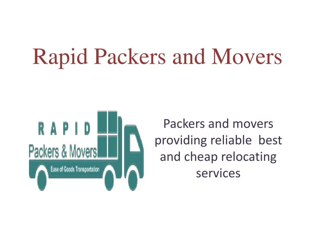 rapid packers and movers