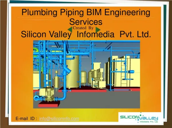 Plumbing Piping BIM Engineering Services - Silicon Valley