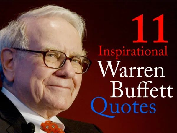 Warren Buffett Inspirational Quotes