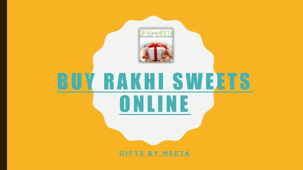 buy rakhi sweets online