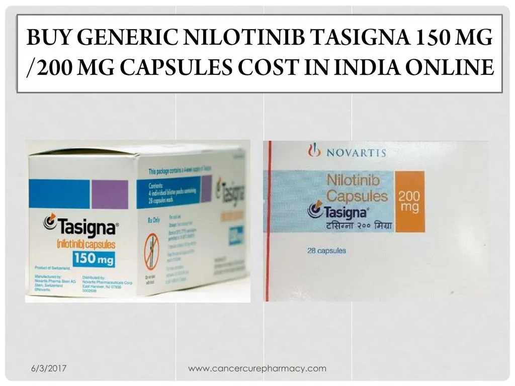 buy generic nilotinib tasigna 150 mg 200 mg capsules cost in india online
