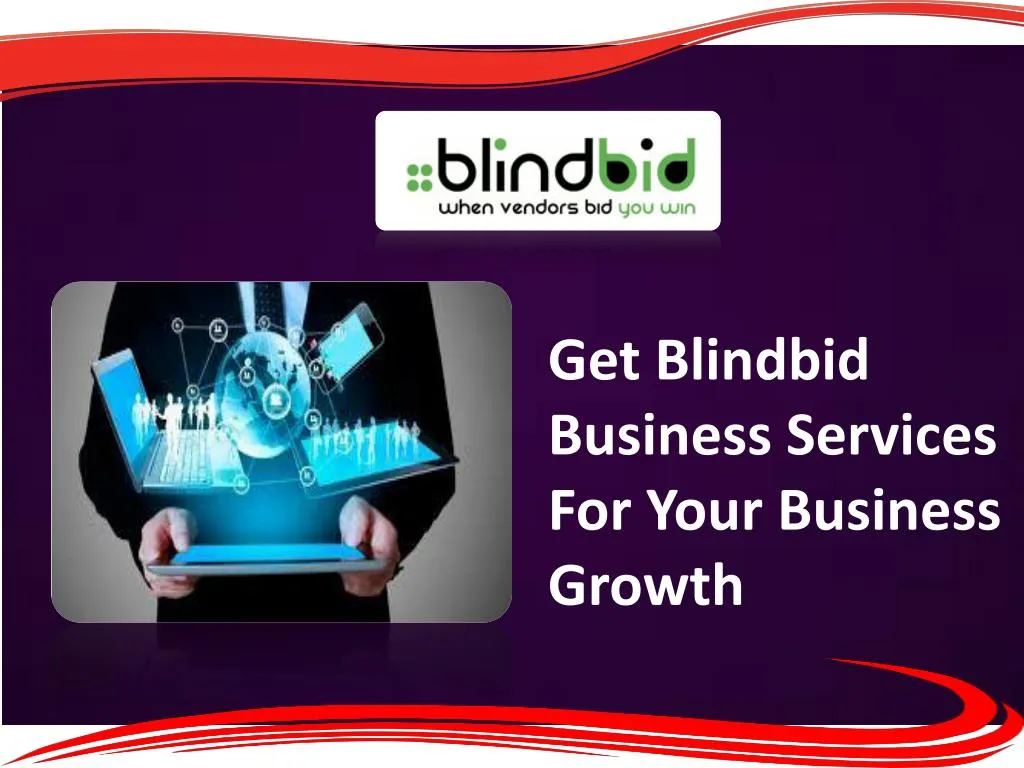 get blindbid business services for your business