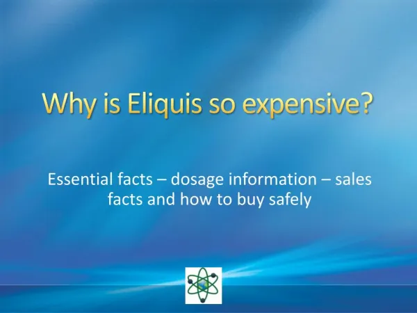 How much should Eliquis 5 mg really cost?