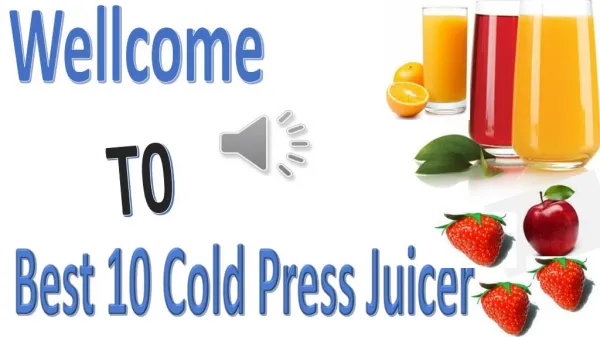 Best 10 Cold Press Juicer