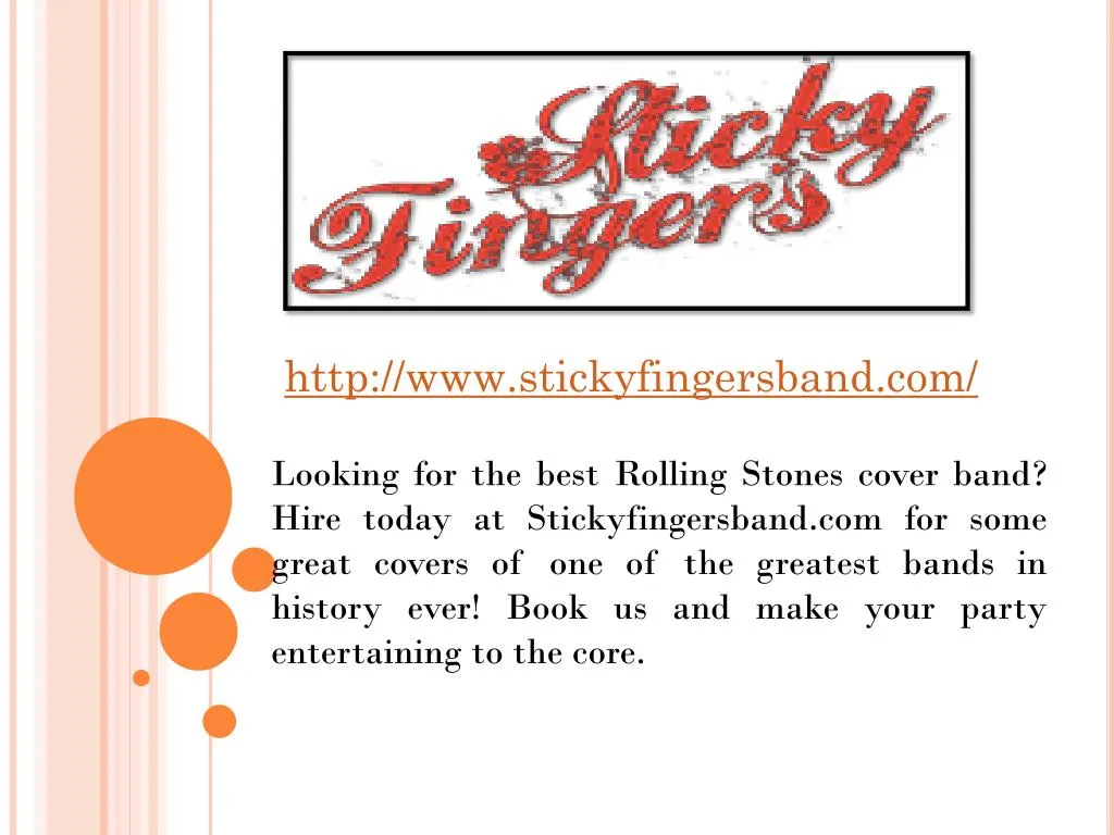 http www stickyfingersband com