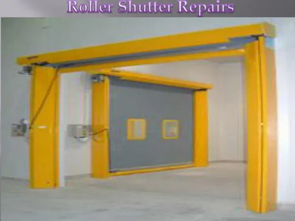 Roller Shutter Repairs