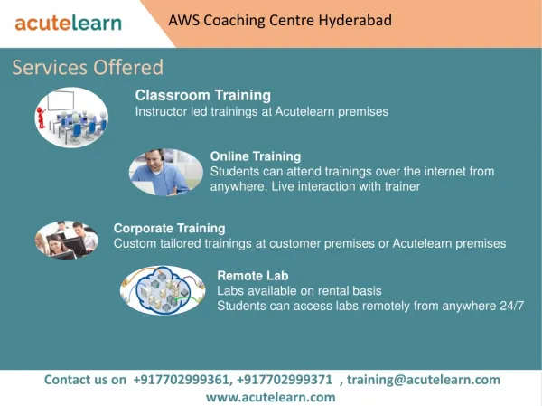 AWS Coaching Centre Hyderabad