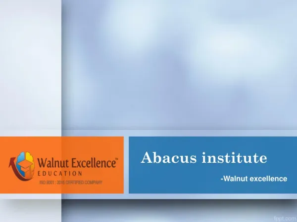 Best Abacus Institute in india-Walnutexcellence