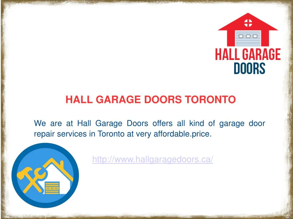 hall garage doors toronto