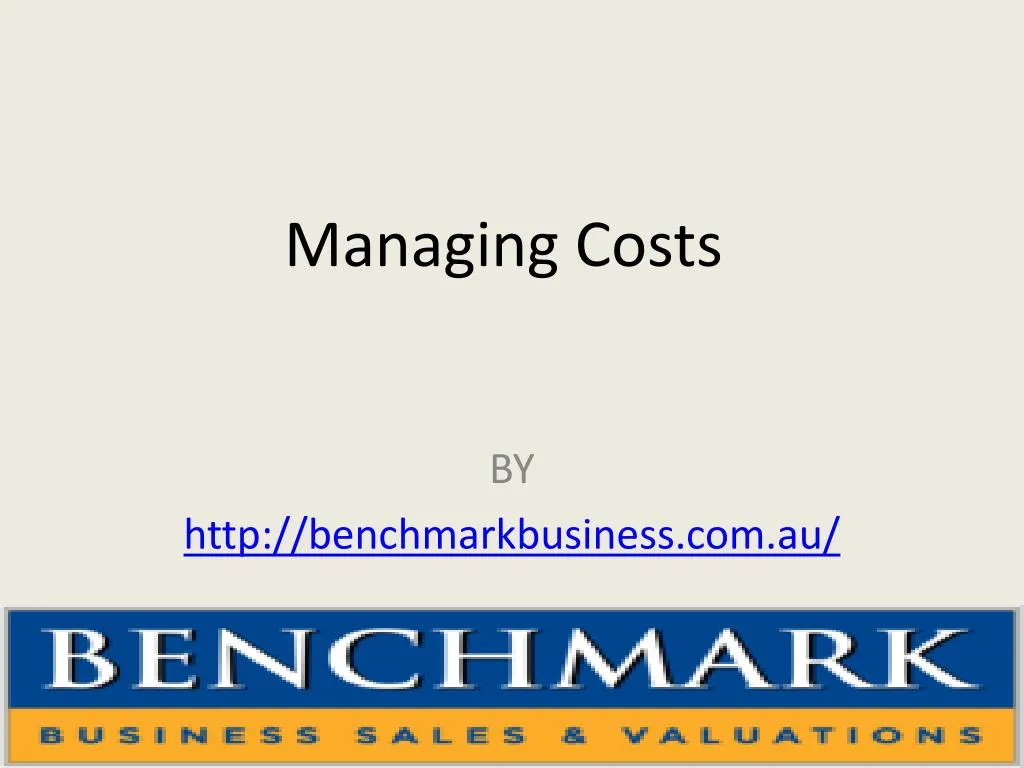 managing costs