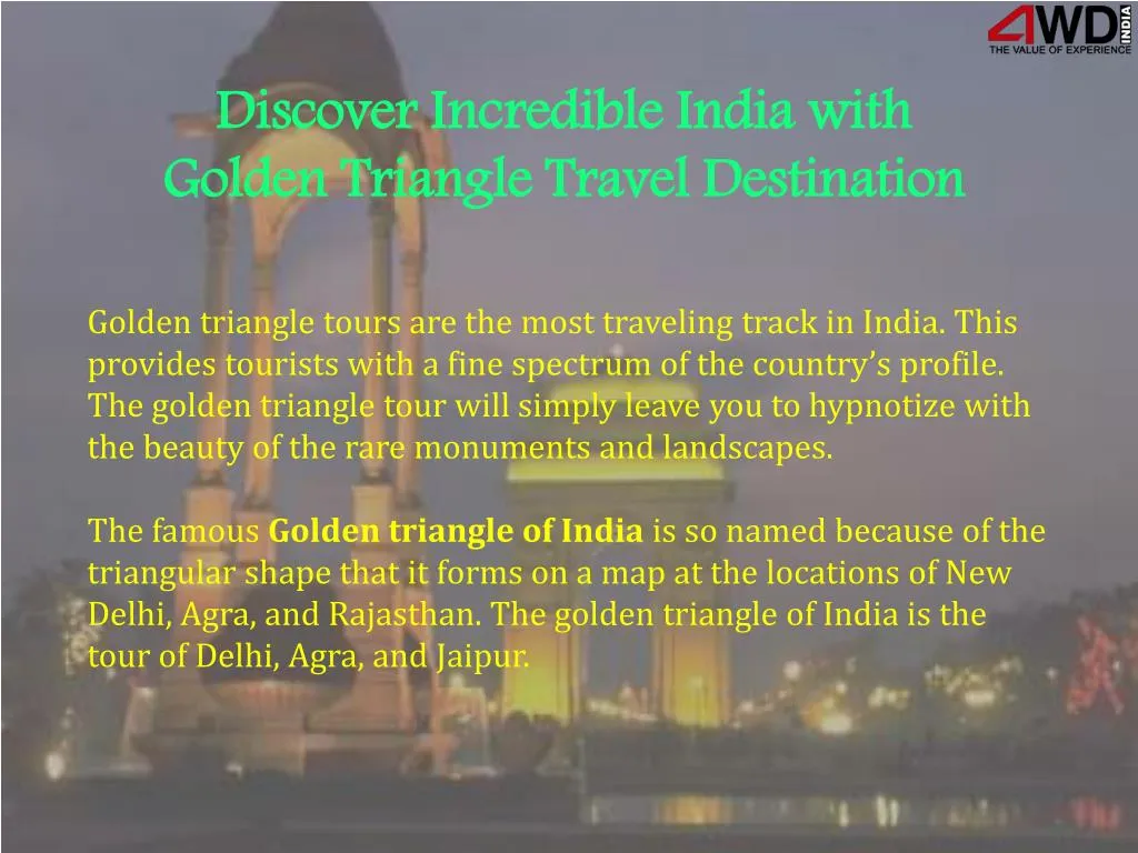 discover incredible india with golden triangle