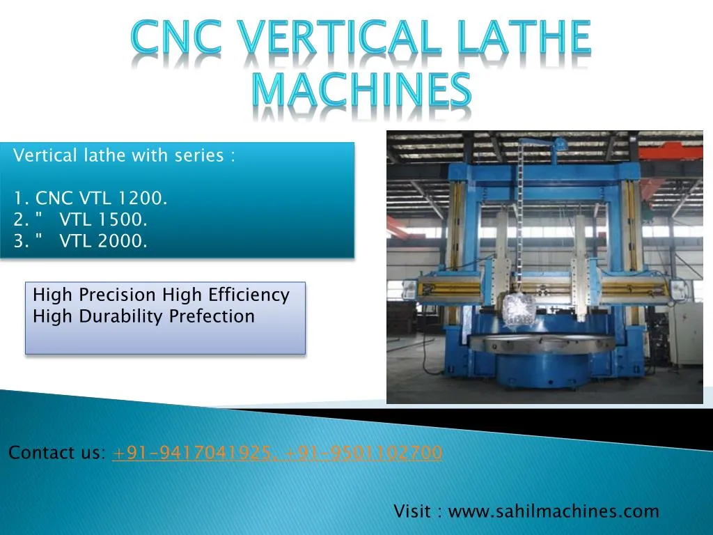 cnc vertical lathe machines