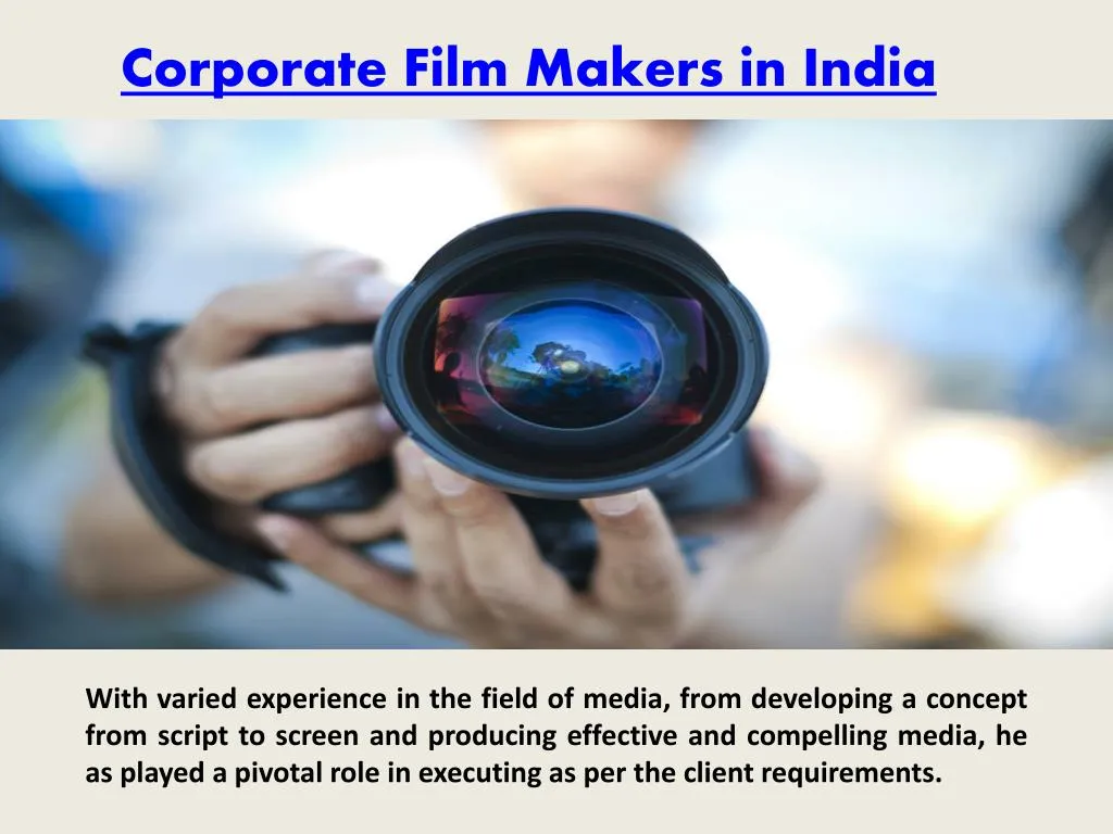 corporate film makers in india
