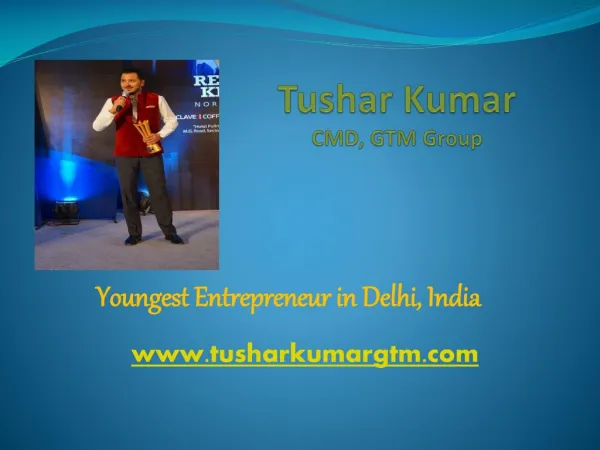 Biography Tushar Kumar GTM Group