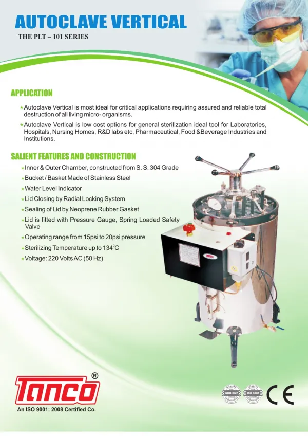 Vertical Autoclave Sterilizers