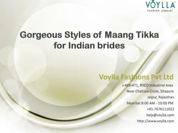 Gorgeous styles of Maang Tikka for Indian brides