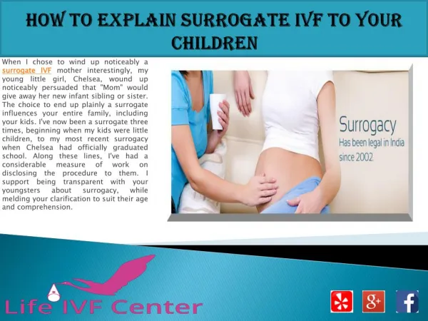 How to Explain surrogate IVF to Your Children