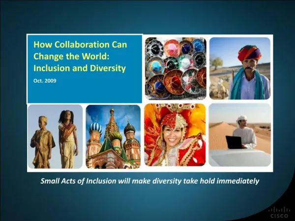 How Collaboration Can Change the World: Inclusion and Diversity