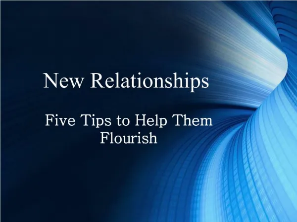 Xmeeting New Relationships Tips