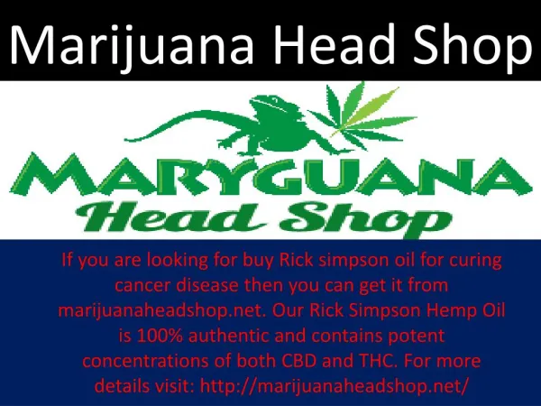 Order Marijuana Online - Marijuana Head Shop