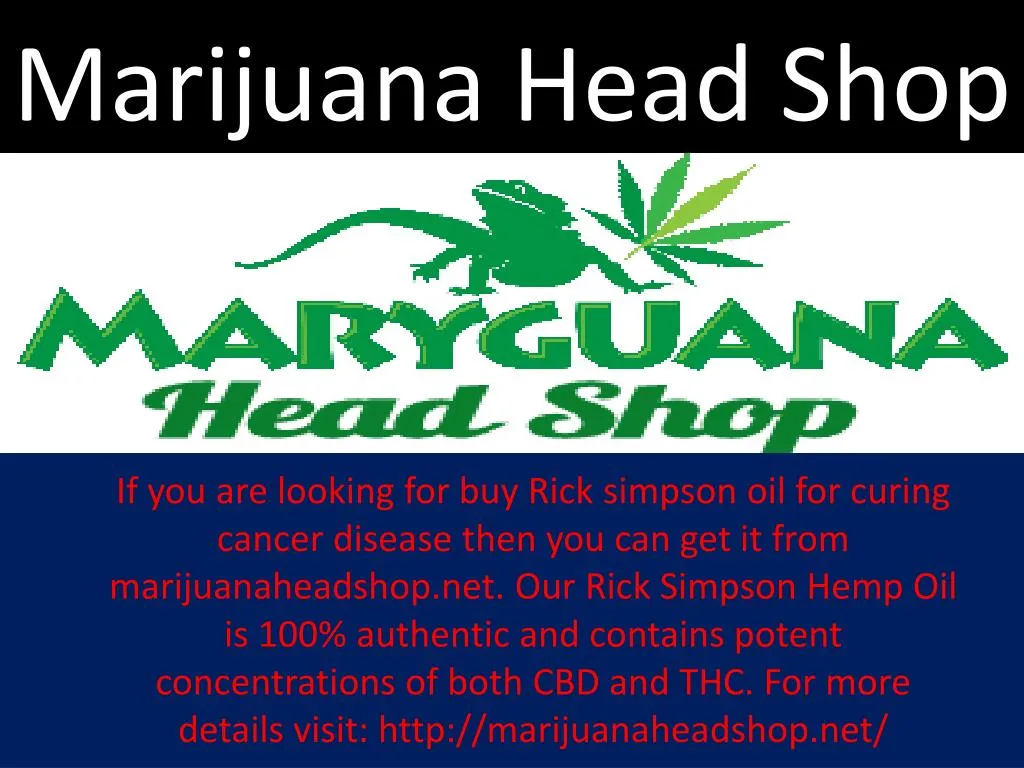 marijuana head shop