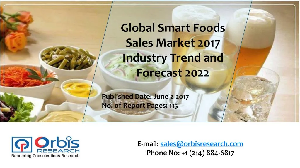 global smart foods sales market 2017 industry