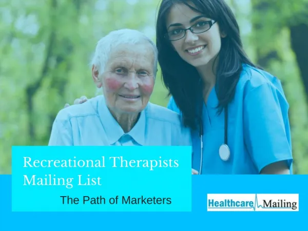 Recreational Therapists Mailing List